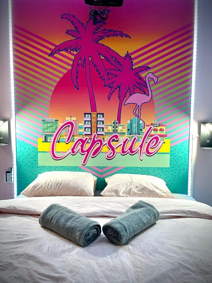 Capsule Miami Vice - Jacuzzi - Billard - Ecran Cinema & Netflix - Ping-Pong - Nintendo & Jeux- Lievin Exterior photo