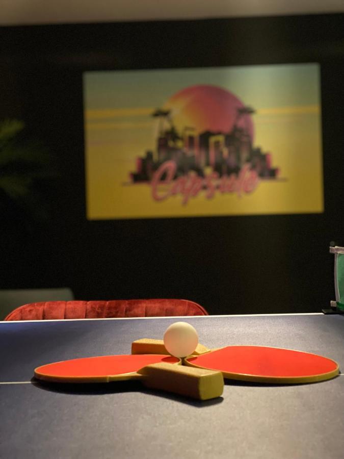 Capsule Miami Vice - Jacuzzi - Billard - Ecran Cinema & Netflix - Ping-Pong - Nintendo & Jeux- Lievin Exterior photo